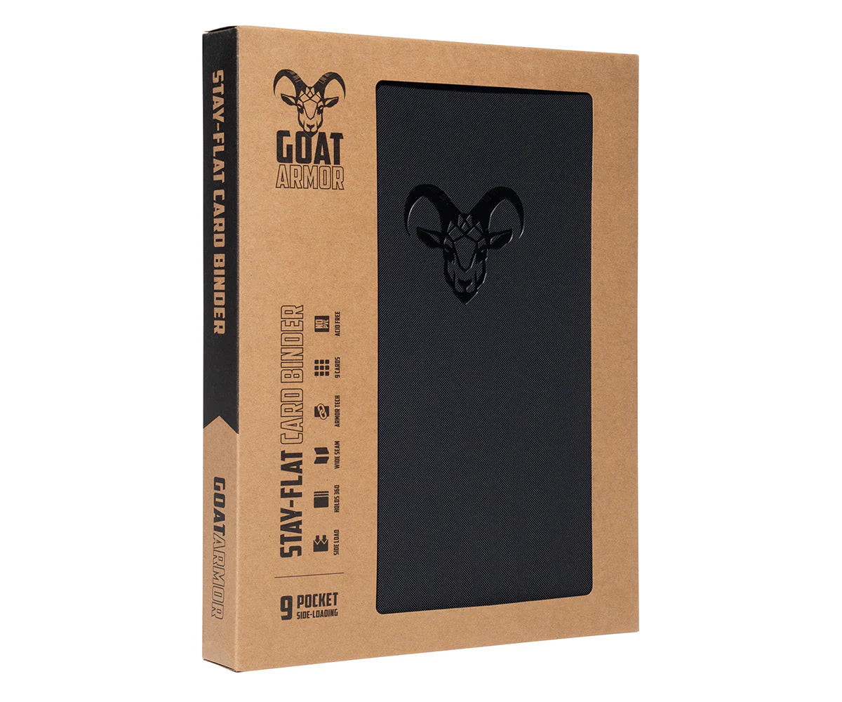 Goat Armor - "Stay Flat" 9 Pocket Card Binder